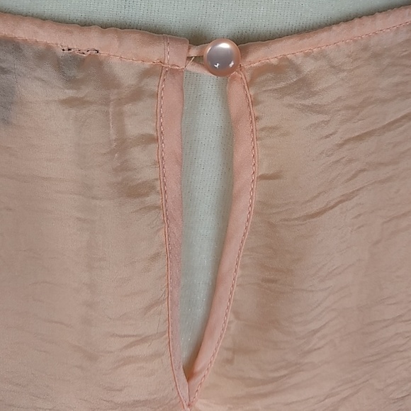 Women's 3/4 tops Peach with Ribbons - Picture 5 of 8